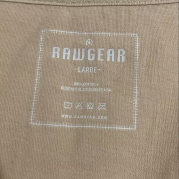 RAW GEAR Men's Cotton Tank Top Size L - Picture 5 of 5